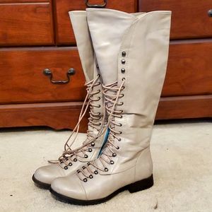 Charlotte Russe Lace Up Boots